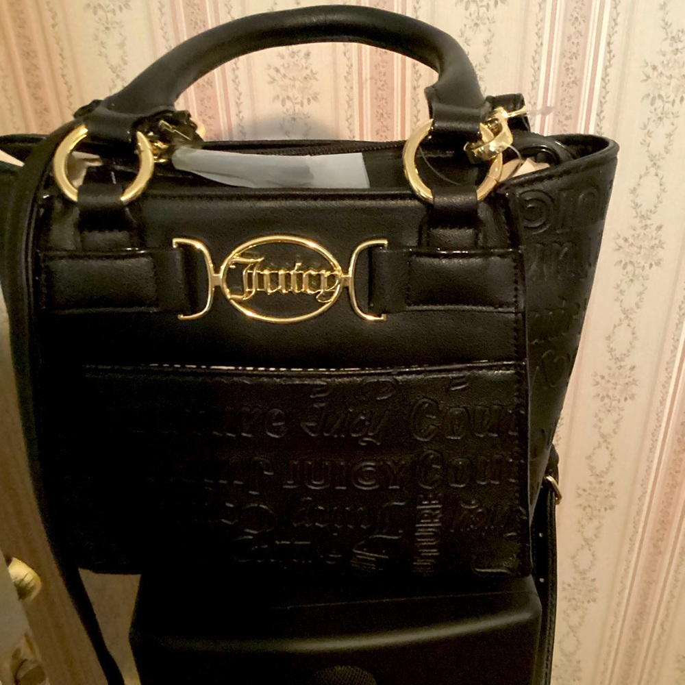 Juicy couture white mini tote crossbody